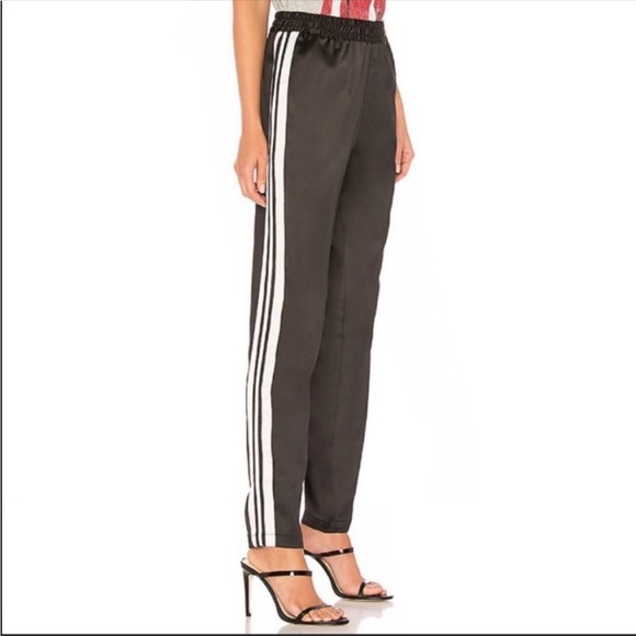 Lovers + Friends Tailored Track Trouser in Black Combo NWT - Picture 2 of 10